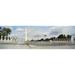 Fountains at a memorial National World War II Memorial Washington Monument Washington DC USA Poster Print (18 x 6)