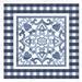 Ivey Blue & White Tile Poster Print by Cindy Jacobs