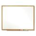 QuartetÂ® Std Melanine Dry-Erase Board 72 x 48 White Oak Wood Fr EA (QRTS577)