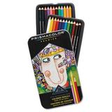 Prismacolor Premier Colored Pencil 3 mm 2B (#1) Assorted Lead/Barrel Colors 24/Pack (3597THT)