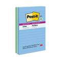 Post-it Notes Super Sticky Recycled Notes in Oasis Collection Colors Note Ruled 4 x 6 90 Sheets/Pad 3 Pads/Pack