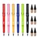 QISIWOLE Pastel Mechanical Pencil Set - 6PCS Mechanical Pencils with 6 Replacement Tip Cute Colored Mechanical Pencils for Writing Drawing