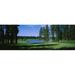 Trees on a golf course Edgewood Tahoe Golf Course Stateline Nevada USA Poster Print (18 x 7)