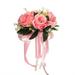 Bridal Bouquet Artificial Rose Wedding Bouquets for Bride Bridesmaid Bouquet Wedding Romantic Bouquet Bride Artificial Flowers Valentine s Day Confession Party Church