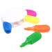 SagaSave Highlighter Pens Watercolor Pen Fine Tip Neon Highlighters Finger Shape 5 Color