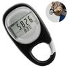 3D Digital Simple Walking Distance Clip on Pedometer Step Counter with Clip Memory Walking Distance Miles/km Exercise Fitness Activity Calorie for Men Women Kids