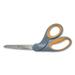 Titanium Bonded Scissors 8 Long 3.5 Cut Length Gray/yellow Offset Handle | Bundle of 10 Each