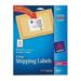 Avery Shipping Labels Sure Feed 3-1/3 x 4 150 White Labels (5264) 3.33 Height x 4 Width - Rectangle - Laser - White - Paper - 6 / Sheet - 150 Total Label(s) - 150 / Pack