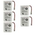 Kastar 5-Pack Battery Replacement for Panasonic KX-TC1711 KX-TC1711B KX-TC1713 KX-TC1720 KX-TC1720B KX-TC1721 KX-TC1721B KX-TC1722 KX-TC1723 KX-TC1731 KX-TC1731B KX-TC1733 KX-TC1733CB KX-TC1740
