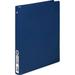 Wilson Jones ACCOHIDE Round Ring Binder 1/2 Binder Capacity - Letter - 8 1/2 x 11 Sheet Size - 120 Sheet Capacity - Round Ring Fastener(s) - 23 pt. Binder Thickness - Polypropylene - Blue