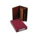 Smead 29865 Pressboard End Tab Classification Folders Legal Eight-Section Red 10/Box