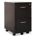 Alera 2 Drawers Vertical Lockable Filing Cabinet Espresso