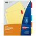 Avery Insertable Paper Divider Color 5-Tab (81000)