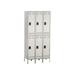 Safco 5526GR Double Tier Locker 3 Column