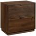 Pemberly Row 2-Drawer Engineered Wood Lateral File Cabinet in Spiced Mahogany