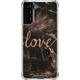 Skinit Hearts Love Rose Gold Black Galaxy S22 Plus Clear Case