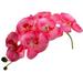 ZEDWELL Phalaenopsis Orchid Silk Real Touch Flower White Artificial Flower Wedding Flower Orchid For Christmas Party Wedding