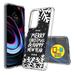 TalkingCase Slim Case Compatible for Motorola Edge 2021/Edge 5G UW 2021 Glass Screen Protector Incl Merry Christmas Print Lightweight Flexible Soft USA