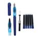 Luxury Ballpoint Pen Writing Set Elegant Fancy Rolle Gifts blue