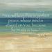 Navy Blue Horizons Scripture I Poster Print by Cynthia Coulter