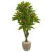 Nearly Natural 5 Plumeria Artificial Tree in Decorative Planter