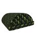 Salamander Foot Rest Repeating Continuous Print of Wildlife Organisms Reptiles Non-Slip Backing Adjustable Ergonomic Memory Foam Leg Support for Office Olive Green and Charcoal Grey by Ambesonne