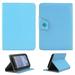 Universal Case for 8 inch Tablet Syncont Folio Leather Case with Stand for Kindle Fire HD 8/for Galaxy Tab A 8.0 /Galaxy Tab E 8.0 LTE /Insignia Flex 8 and More 8 inch Tablet Cyan