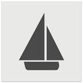 Sail Boat Sailing Icon DIY Cookie Wall Craft Stencil - 3.5 Inch