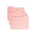 Smead Colored File Folders 1/3-Cut Tabs Pink 100/BX Letter (12643)
