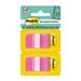 Post-it Flags 1 in. Wide Pink 50 Flags/Dispenser 2 Dispensers