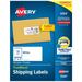 Avery TrueBlock Shipping Labels Sure Feed Technology Permanent Adhesive 2 x 4 500 Labels (8363)