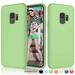 Cell Phone Cases For 5.8 Galaxy S9 Njjex Liquid Silicone Gel Rubber Shockproof Case Ultra Thin Fit Galaxy S9 Case Slim Matte Surface Cover For Samsung Galaxy S9 2018 -Green