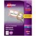 Avery Flexible Name Tags 2-1/3 x 3-3/8 Red Border 400 (05095)