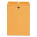 Universal Kraft Clasp Envelope #90 Cheese Blade Flap Clasp/Gummed Closure 9 x 12 Brown Kraft 100/Box -UNV35264