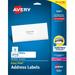 Avery Easy Peel Address Labels Sure Feed Technology Permanent Adhesive 1 x 4 500 Labels (5261)