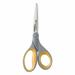 Westcott Titanium Bonded Scissors 8 Straight Grey Yellow for Office and School 1-Count