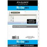 Day Runner Daily Planner Refill - Julian Dates - Daily - 1 Year - January 2023 till December 2023 - 7:00 AM to 6:00 PM - Quarter-hourly - 1 Day Single Page Layout - 5 1/2 x 8 1/ | Bundle of 2 Each