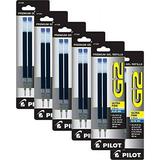 Pilot G2 Gel Ink Refill 2-Pack for Rolling Ball Pens Ultra Fine Point Blue Ink (77288) Pack of 12 Refills