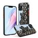 SOATUTO For iPhone 12 Pro 6.1 Case Cool Bear Shockproof Protection Case Soft Silicone TPU Bumper Pattern Back Luxury Slim Phone Case For Apple iPhone 12 Pro 6.1 inch - Black