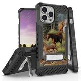 BC Tri Shield Series Case for iPhone 13 Pro (MIL-STD 810G-516.6 Drop Tested Rugged Protection Armor Slim Cover) - River Wild Horse