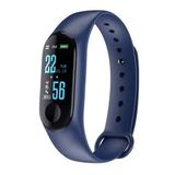 Bluetooth Smart Watch Wearable Smart Band Watch Bracelet Wristband Blood Pressure Fitness Tracker Heart Rate Monitor Activity Tracker IP67 Waterproof Pedometer Smartwatch Sleep Monitor Blue