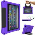 All-new Fire 7 Tablet Case for Kids Kindle Fire 7 Case(Only Compatible with 12th Gen 2022 Release) Anti-Slip Shock Resistant Kids Friendly Cover with Stand for Kindle Fire 7 Purple