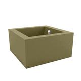 Vondom Land Resin Pot Planter Resin/Plastic in Brown | 11.75 H x 23.5 W x 23.5 D in | Wayfair 43960R-KHAKI