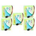 5x Pack - UpStart Battery Uniden EXS-2060 Battery - Replacement for Uniden Cordless Phone Battery (1200mAh 3.6V NI-MH)