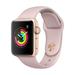 Restored Apple Watch - Series 3 - 38mm - Gold Aluminum Case - Pink Sand Sport Band (Refurbished)