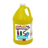 Colorations Washable Glitter Paint Yellow - 1 Gallon