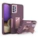 Samsung Galaxy A32 5G Case with Kickstand Dteck Heavy Duty Phone Case 2 in 1 Hybrid Rugged Shockproof Cover for Samsung Galaxy A32 5G For Samsung Galaxy A32 5G Purple