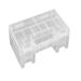 YUEHAO Holder Clearance Battery Case Cover Aa/Aaa Clear Box Holder Plastic Hard Storage Housekeeping & Organizers White