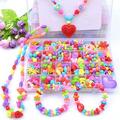 Kids Jewelry Making Kit 450+ Beads Art and Craft Kits DIY Bracelets Necklace Hairbands Toy for Age 3 4 5 6 7 8 Year Old Girl