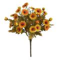 Gerich Artificial Daisy Bouquet 1 Bouquet 24 Heads 9 Branches Artificial Faux Silk Sunflower Home Party Decor - Fake Flowers for Wedding Decoration Yellow